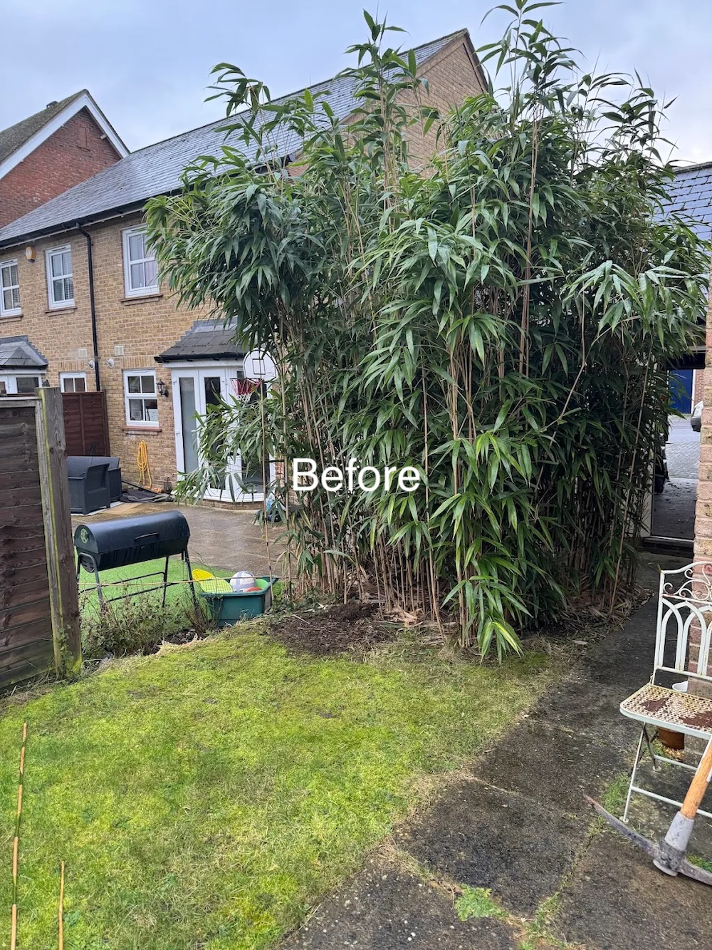 Garden before by Advanced Landscapes